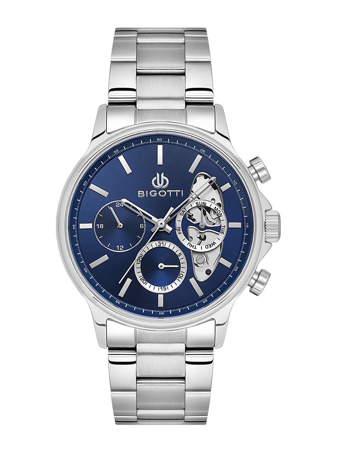 BIGOTTI Men Dial Raffinato & Bracelet Style Straps Analogue Watch BG.1.10593-3, Blue
BIGOTTI Men Dial Raffinato & Bracelet Style Straps Analogue Watch BG.1.10593-3, Blue