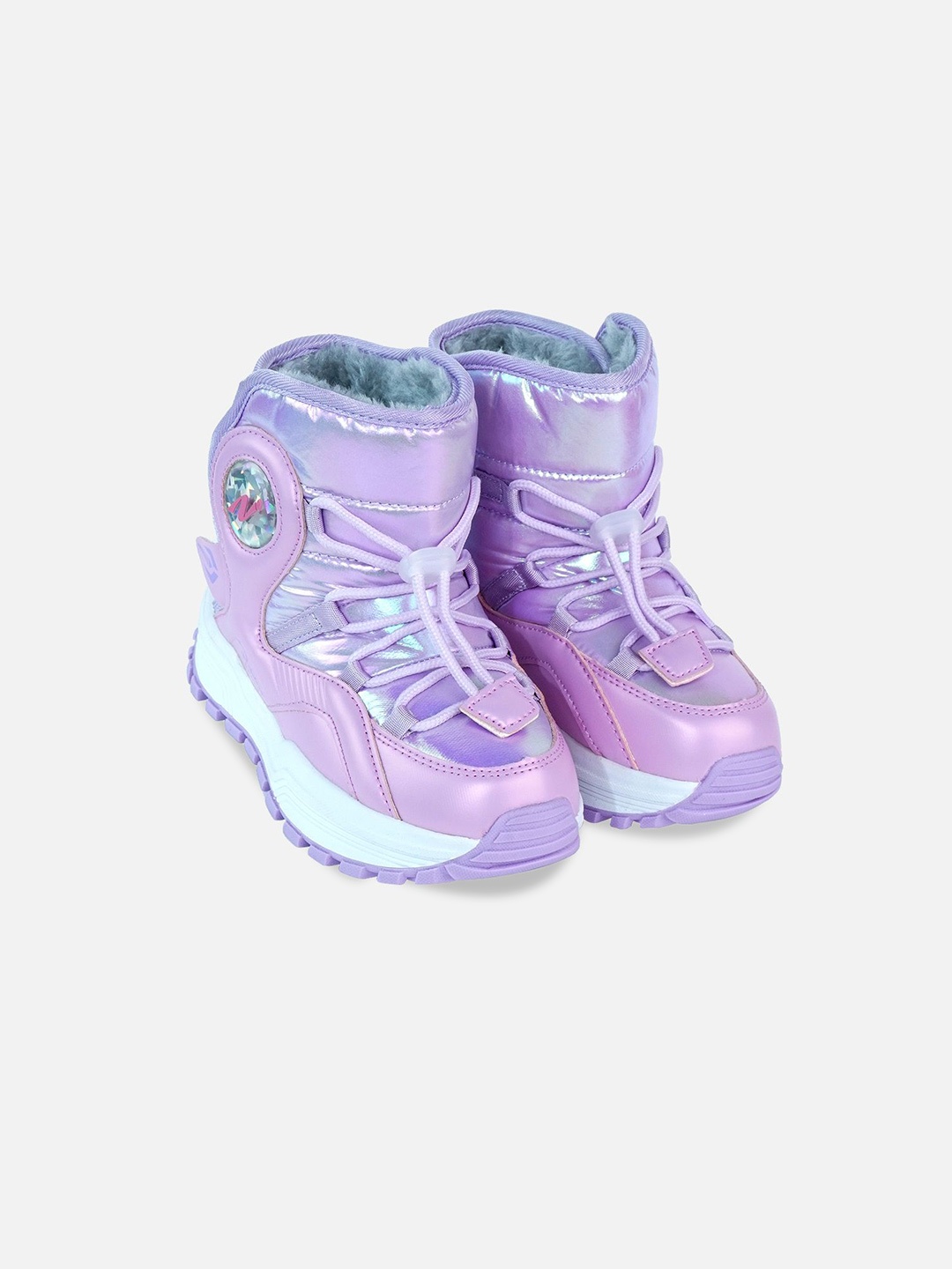 Little Surprise Box LLP Kids Rainbow Shine Waterproof Winter Snow Boots With Metal Cleats, Purple
Little Surprise Box LLP Kids Rainbow Shine Waterproof Winter Snow Boots With Metal Cleats, Purple