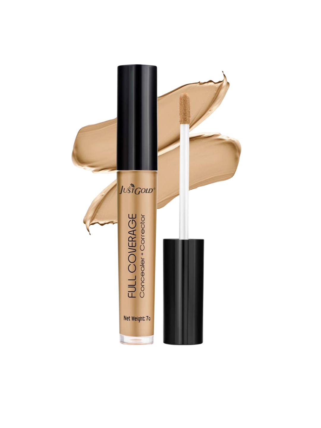 JUSTGOLD Matte Finish Full Coverage Liquid Concealer + Corrector - 30 g - Shade - 04, Brown
JUSTGOLD Matte Finish Full Coverage Liquid Concealer + Corrector - 30 g - Shade - 04, Brown