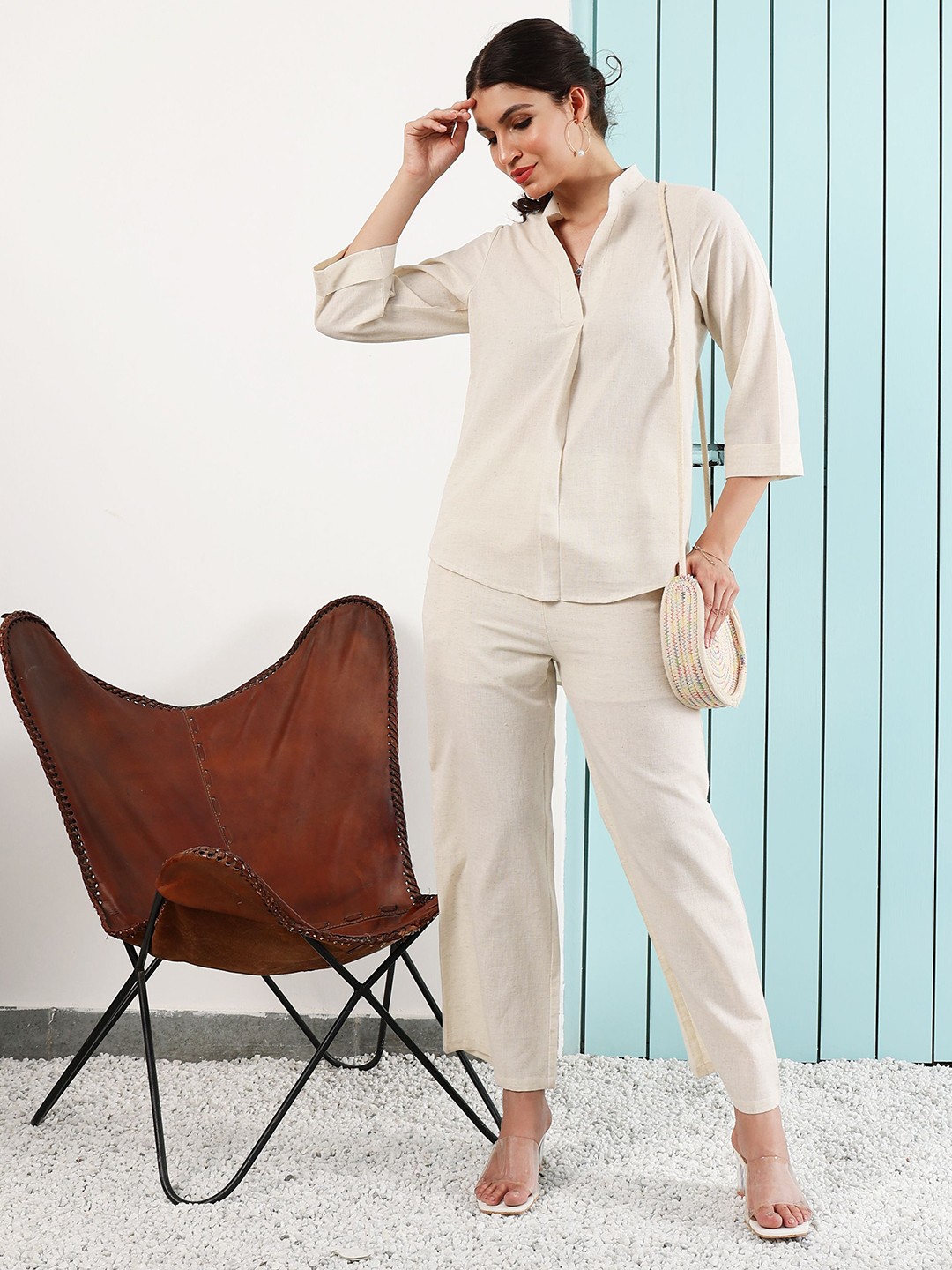 Athena Immutable Women Relaxed Fit Spread Collar Solid Cotton Casual Shirt, Off white
Athena Immutable Women Relaxed Fit Spread Collar Solid Cotton Casual Shirt, Off white