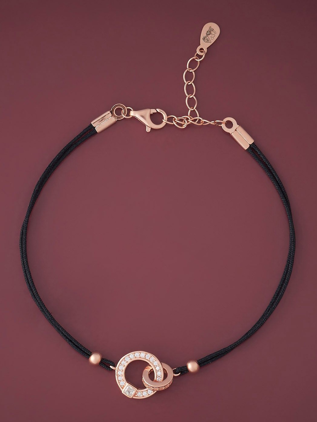 Kushal's Fashion Jewellery Women 92.5 Sterling Silver Rose Gold-Plated CZ Link Bracelet
Kushal's Fashion Jewellery Women 92.5 Sterling Silver Rose Gold-Plated CZ Link Bracelet