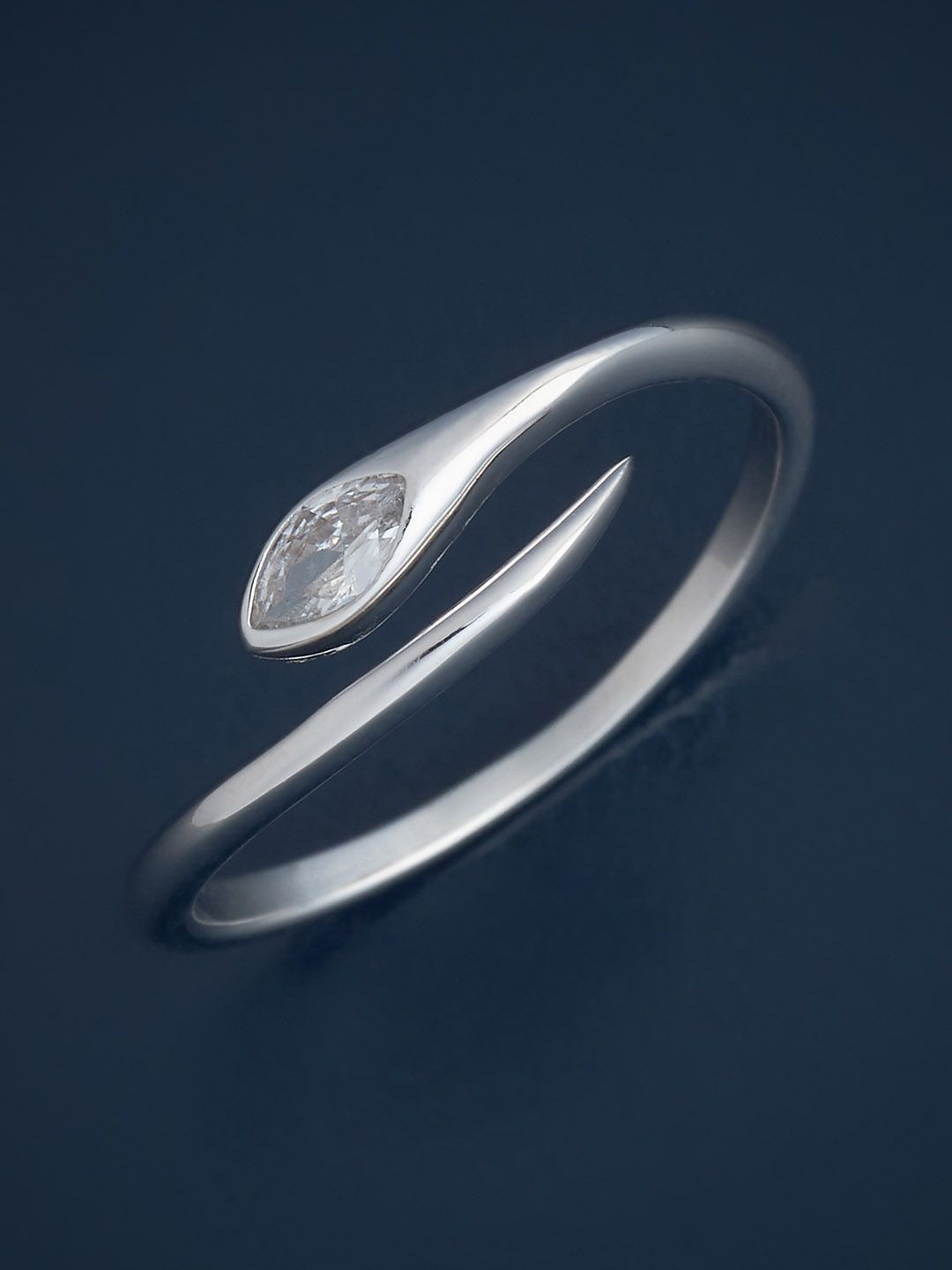 Kushal's Fashion Jewellery Sterling Silver Rhodium-Plated Cubic Zirconia Temple Finger Ring
Kushal's Fashion Jewellery Sterling Silver Rhodium-Plated Cubic Zirconia Temple Finger Ring