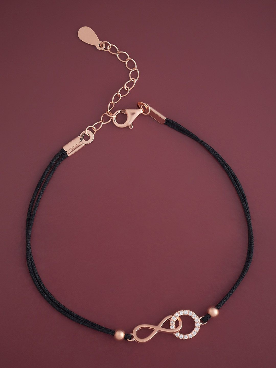 Kushal's Fashion Jewellery Women 92.5 Sterling Silver Rose Gold-Plated CZ Link Bracelet
Kushal's Fashion Jewellery Women 92.5 Sterling Silver Rose Gold-Plated CZ Link Bracelet