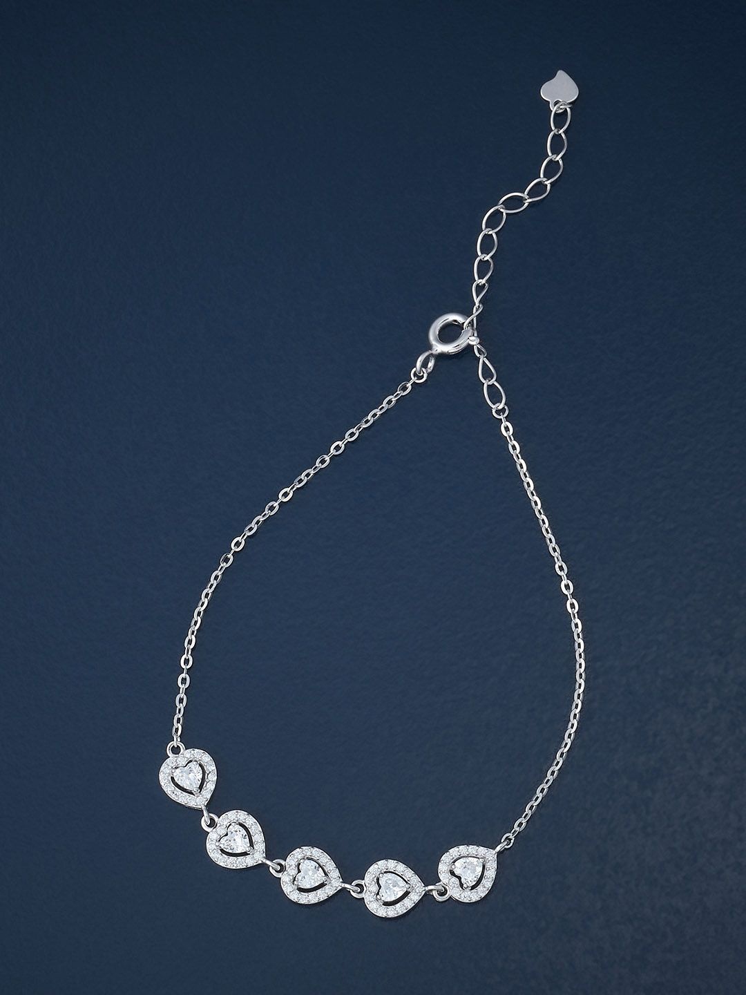 Kushal's Fashion Jewellery 92.5 Sterling Silver Rhodium-Plated CZ Wraparound Bracelet
Kushal's Fashion Jewellery 92.5 Sterling Silver Rhodium-Plated CZ Wraparound Bracelet