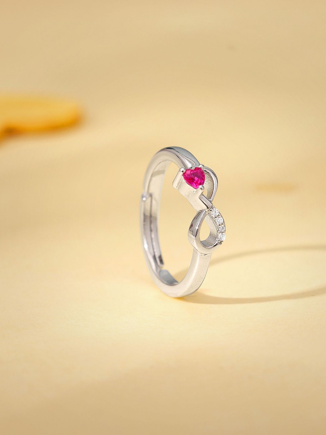 GIVA 925 Sterling Silver Loving Eternity Rhodium-Plated CZ Studded Adjustable Finger Ring
GIVA 925 Sterling Silver Loving Eternity Rhodium-Plated CZ Studded Adjustable Finger Ring