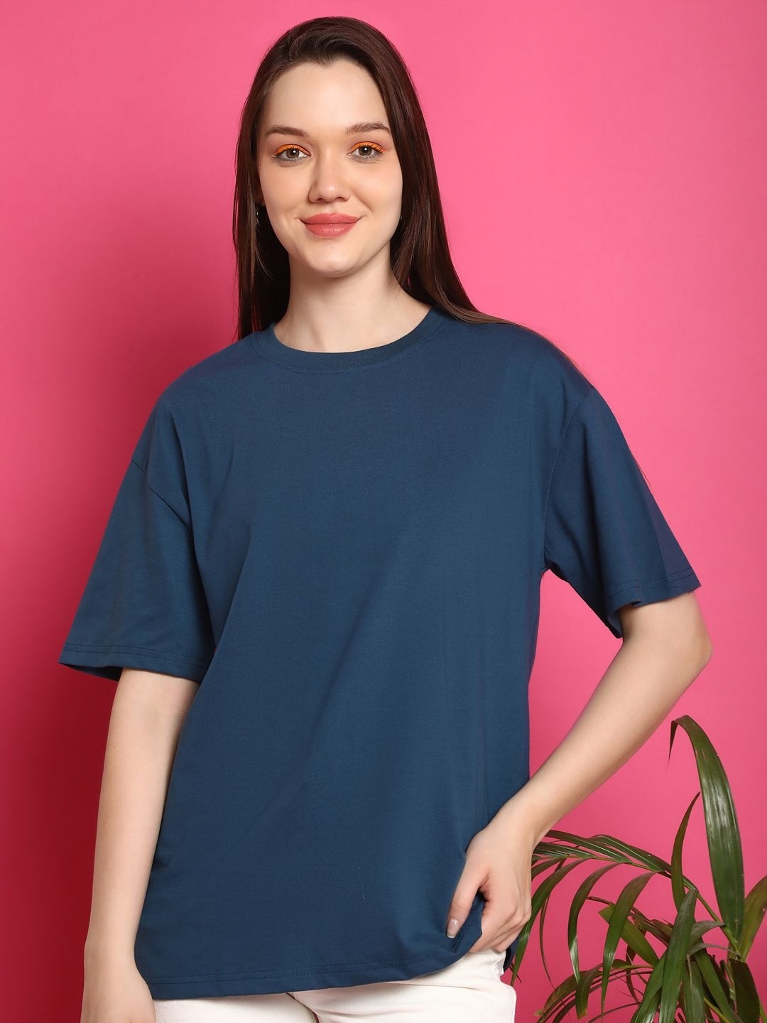 Metronaut Women Pack Of 2 Typography Printed Round Neck Cotton Oversized T-shirts, Teal
Metronaut Women Pack Of 2 Typography Printed Round Neck Cotton Oversized T-shirts, Teal