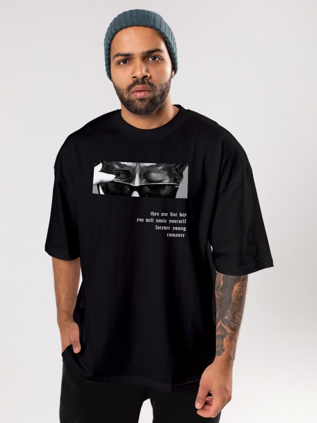 FLYIND VOGUE OUTFIT Men Bio Finish Graphic Printed Round Neck Cotton Oversized T-shirt, Black
FLYIND VOGUE OUTFIT Men Bio Finish Graphic Printed Round Neck Cotton Oversized T-shirt, Black