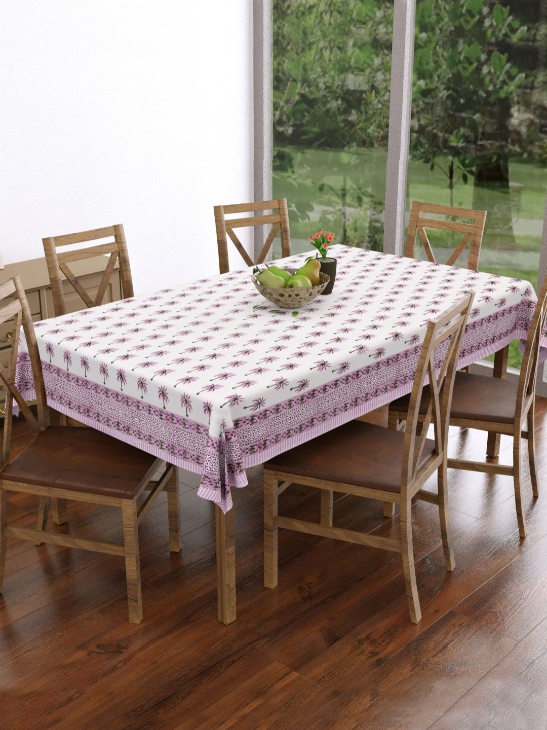Myntra Elegant Homes Purple Motifs Printed Rectangular Shaped Cotton 6-Seater Table Cover
Myntra Elegant Homes Purple Motifs Printed Rectangular Shaped Cotton 6-Seater Table Cover