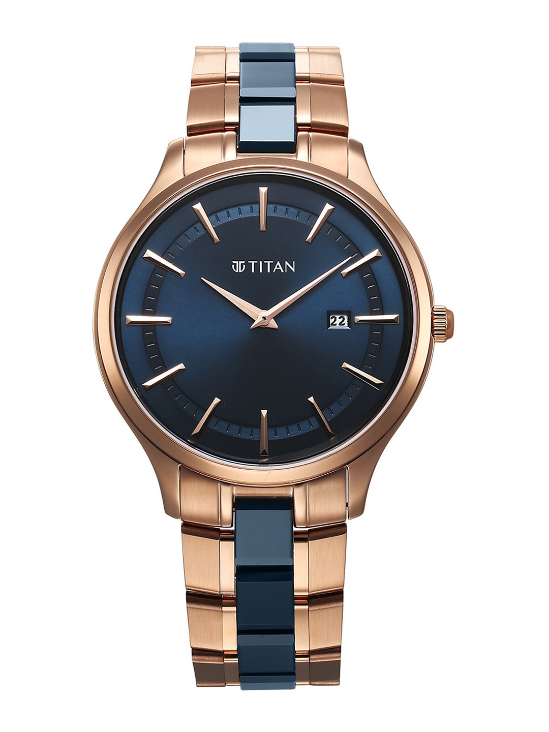 Titan Men Dial & Stainless Steel Bracelet Style Straps Analogue Watch 90142KD03, Blue
Titan Men Dial & Stainless Steel Bracelet Style Straps Analogue Watch 90142KD03, Blue