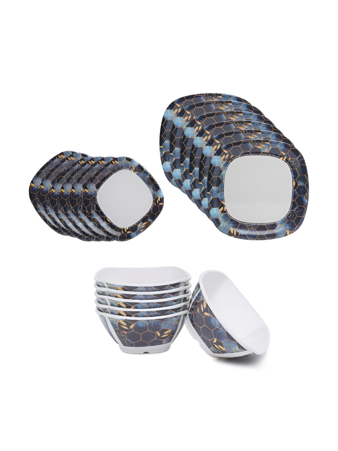 Bataniya Multicoloured 2025 18 Pieces Melamine Dishwasher and Microwave Safe Dinner Set of, Multi
Bataniya Multicoloured 2025 18 Pieces Melamine Dishwasher and Microwave Safe Dinner Set of, Multi