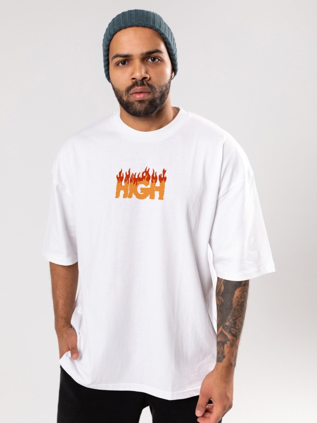 FLYIND VOGUE OUTFIT Men Bio Finish Typography Printed Round Neck Cotton Oversized T-shirt, White
FLYIND VOGUE OUTFIT Men Bio Finish Typography Printed Round Neck Cotton Oversized T-shirt, White