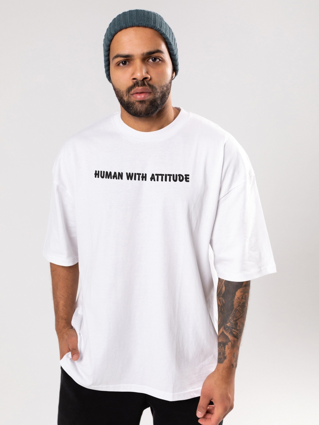 FLYIND VOGUE OUTFIT Men Bio Finish Typography Printed Round Neck Cotton Oversized T-shirt, White
FLYIND VOGUE OUTFIT Men Bio Finish Typography Printed Round Neck Cotton Oversized T-shirt, White