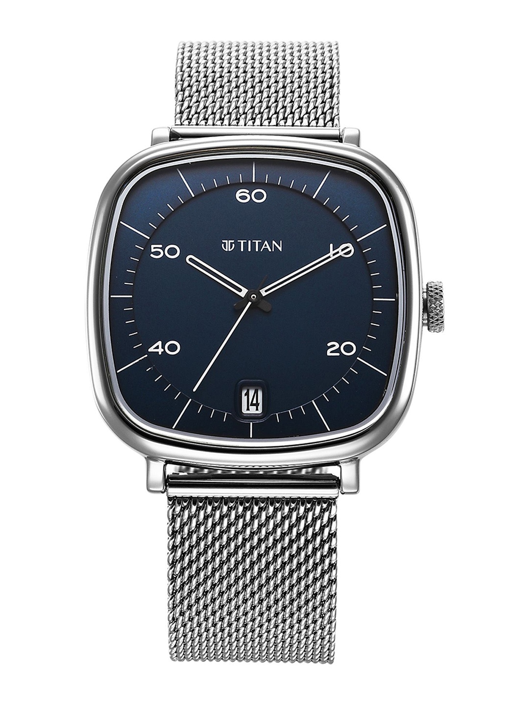 Titan Men Brass Dial & Stainless Steel Bracelet Style Straps Analogue Watch 1885SM02, Blue
Titan Men Brass Dial & Stainless Steel Bracelet Style Straps Analogue Watch 1885SM02, Blue