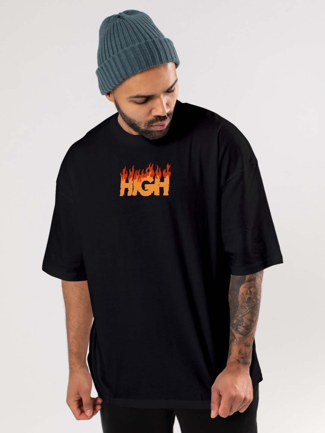 FLYIND VOGUE OUTFIT Men Bio Finish Typography Printed Round Neck Cotton Oversized T-shirt, Black
FLYIND VOGUE OUTFIT Men Bio Finish Typography Printed Round Neck Cotton Oversized T-shirt, Black