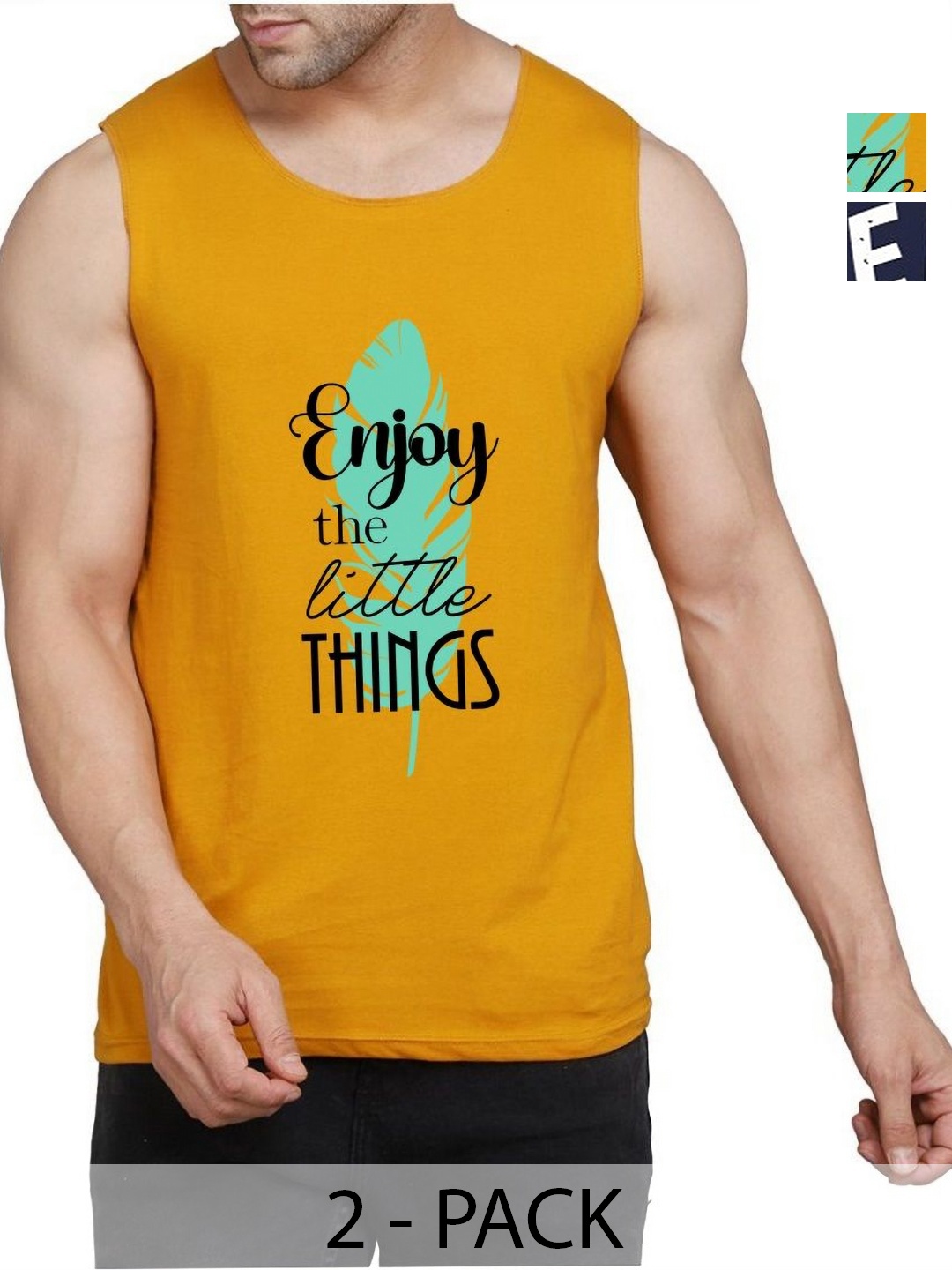 WOOSTRO Men Pack Of 2 Typography Printed Round Neck Cotton Slim Fit T-shirts, Mustard
WOOSTRO Men Pack Of 2 Typography Printed Round Neck Cotton Slim Fit T-shirts, Mustard