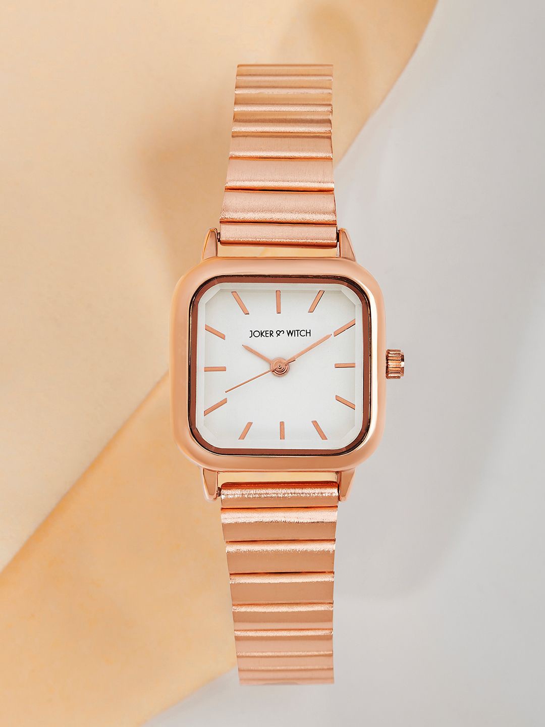 JOKER & WITCH Women Dial & Stainless Steel Bracelet Style Straps Analogue Watch AMWW902, Rose gold
JOKER & WITCH Women Dial & Stainless Steel Bracelet Style Straps Analogue Watch AMWW902, Rose gold