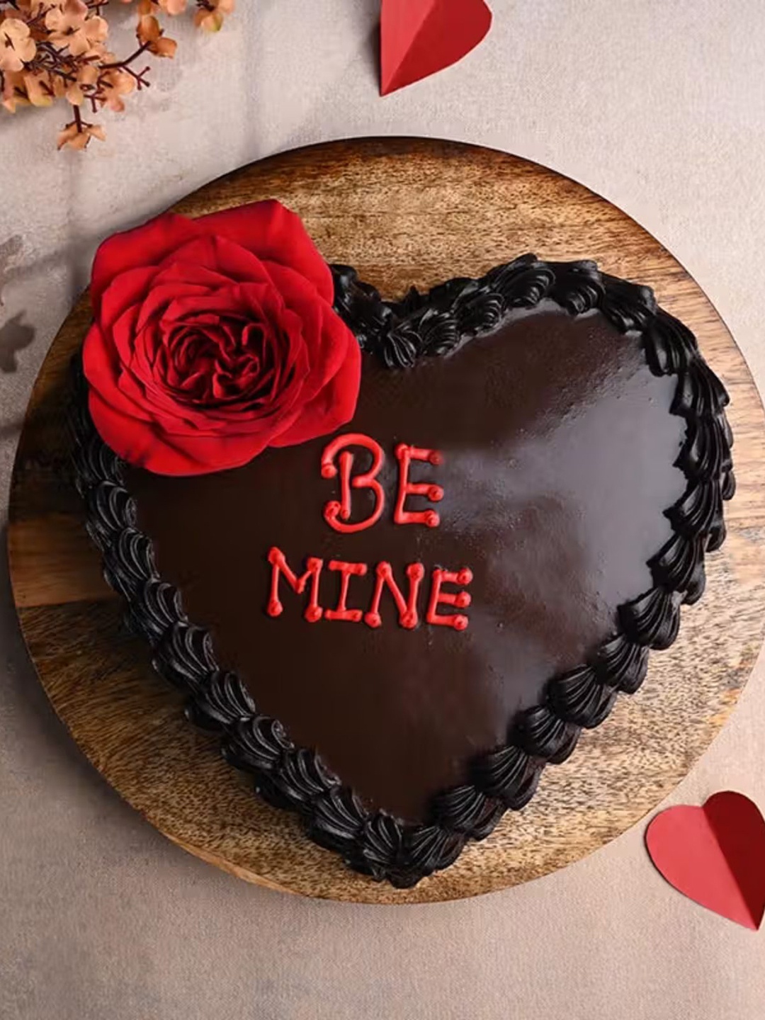 Floweraura Delicious Silky Smooth Fresh Chocolate Flavour Eggless Heartshape Cake-1Kg, Brown
Floweraura Delicious Silky Smooth Fresh Chocolate Flavour Eggless Heartshape Cake-1Kg, Brown