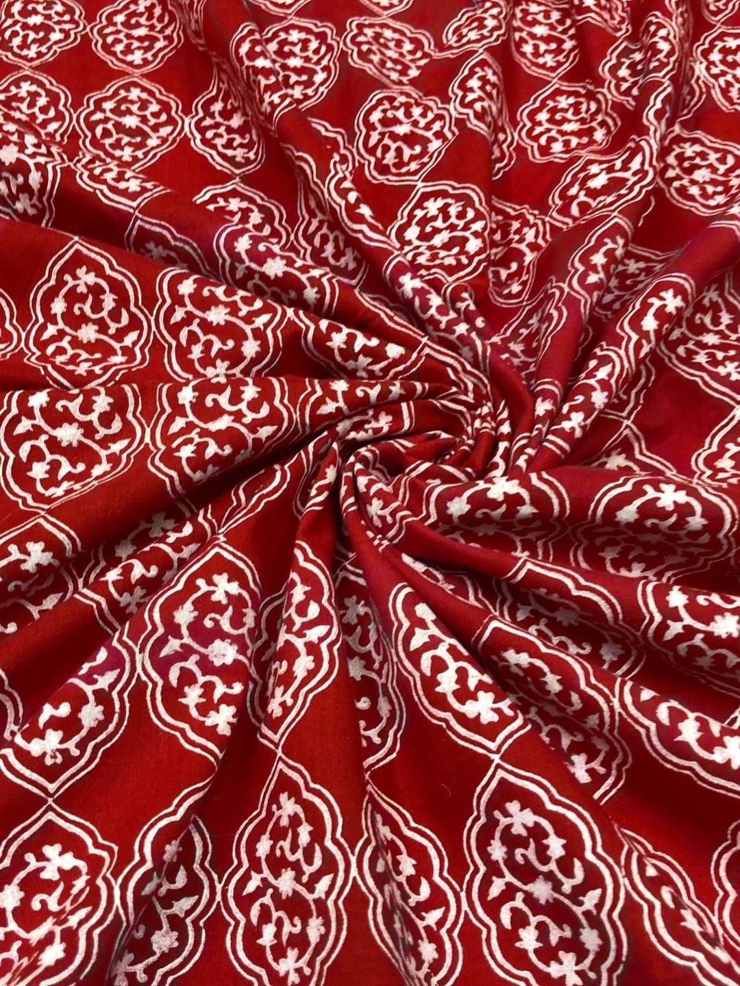 PALASH Ethnic Motifs Printed Block Technique Pure Cotton Unstitched Dress Material, Maroon
PALASH Ethnic Motifs Printed Block Technique Pure Cotton Unstitched Dress Material, Maroon