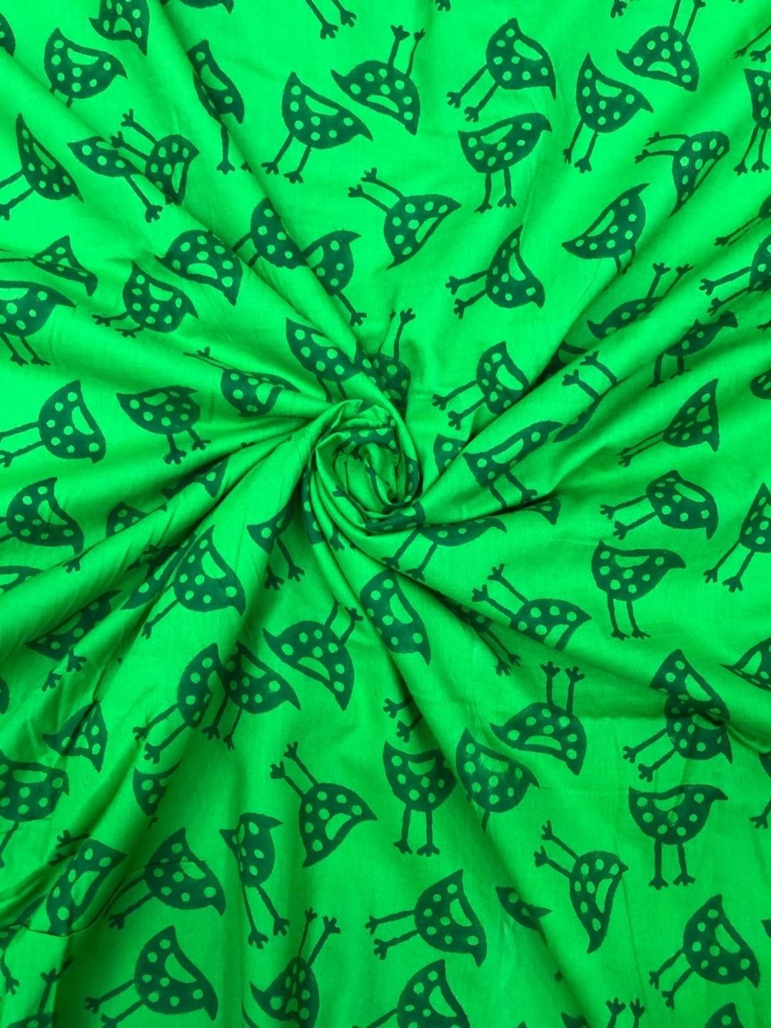 PALASH Conversational Printed Block Technique Pure Cotton Unstitched Dress Material, Green
PALASH Conversational Printed Block Technique Pure Cotton Unstitched Dress Material, Green