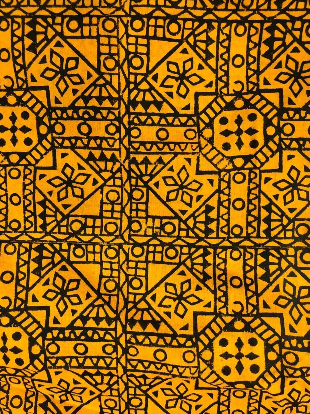 PALASH Geometric Printed Block Technique Pure Cotton Unstitched Dress Material, Yellow
PALASH Geometric Printed Block Technique Pure Cotton Unstitched Dress Material, Yellow