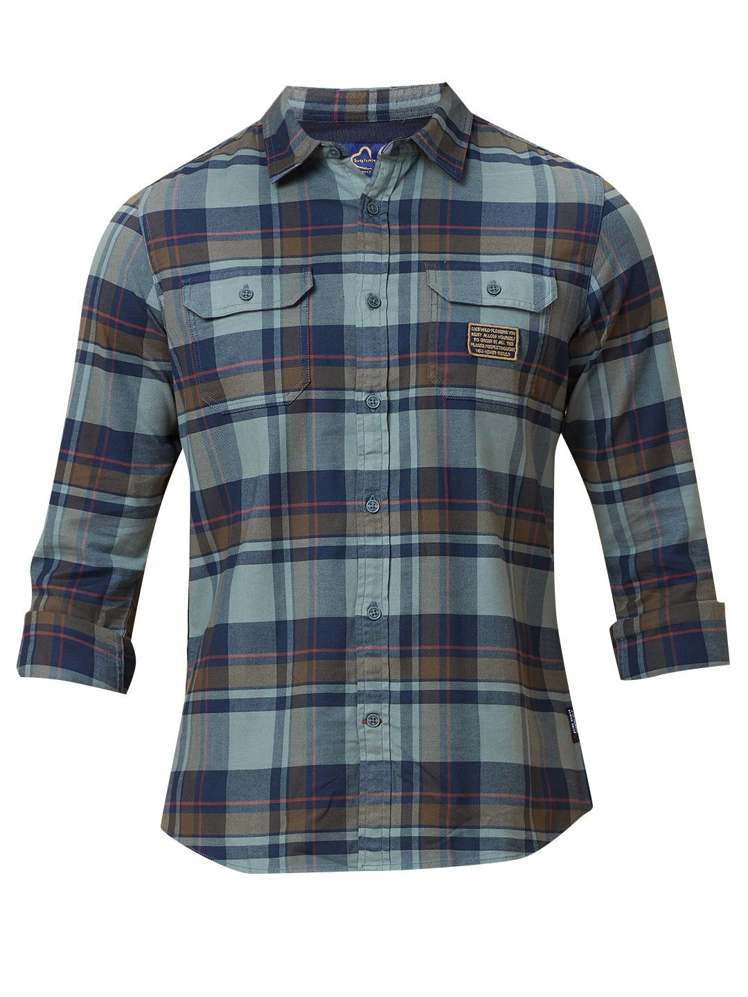 Being Human Men Classic Slim Fit Spread Collar Tartan Checked Cotton Casual Shirt, Sea green
Being Human Men Classic Slim Fit Spread Collar Tartan Checked Cotton Casual Shirt, Sea green