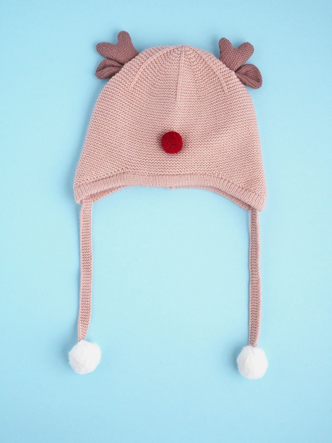 Little Surprise Box LLP Kids Antler Knitted Soft Woolen Winter Cap With Tie Up 6-18 Months, Peach
Little Surprise Box LLP Kids Antler Knitted Soft Woolen Winter Cap With Tie Up 6-18 Months, Peach