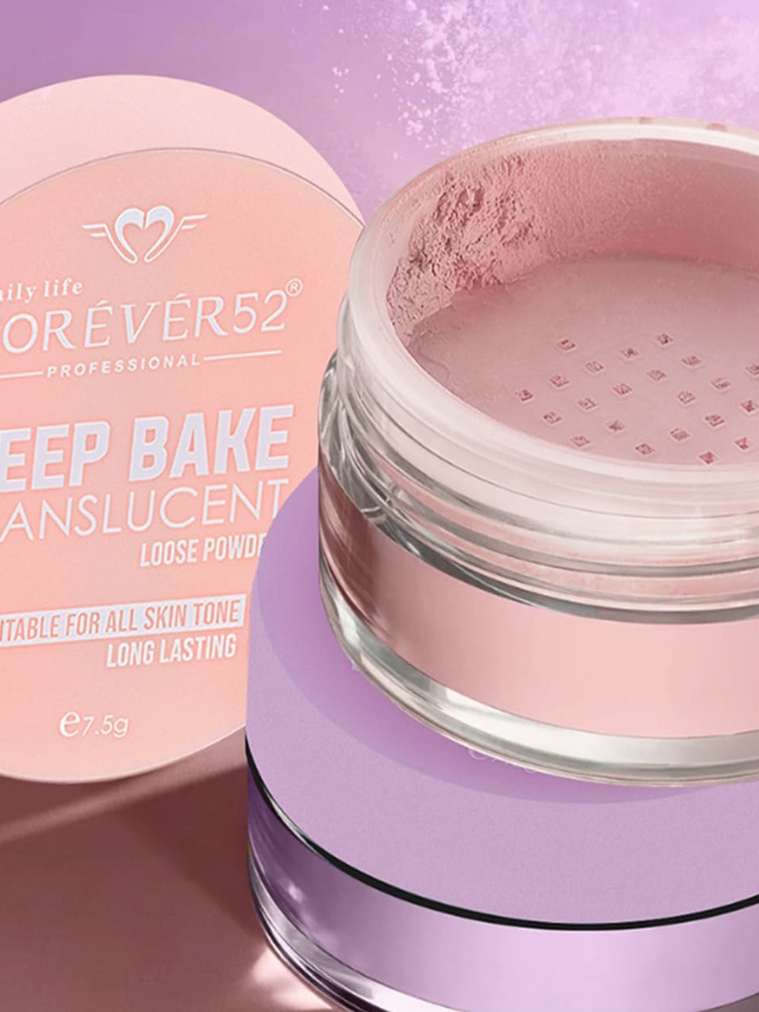 Daily Life Forever52 Deep Bake Translucent Matte Loose Powder 7.5g - Cherry Blossom 007, Pink
Daily Life Forever52 Deep Bake Translucent Matte Loose Powder 7.5g - Cherry Blossom 007, Pink