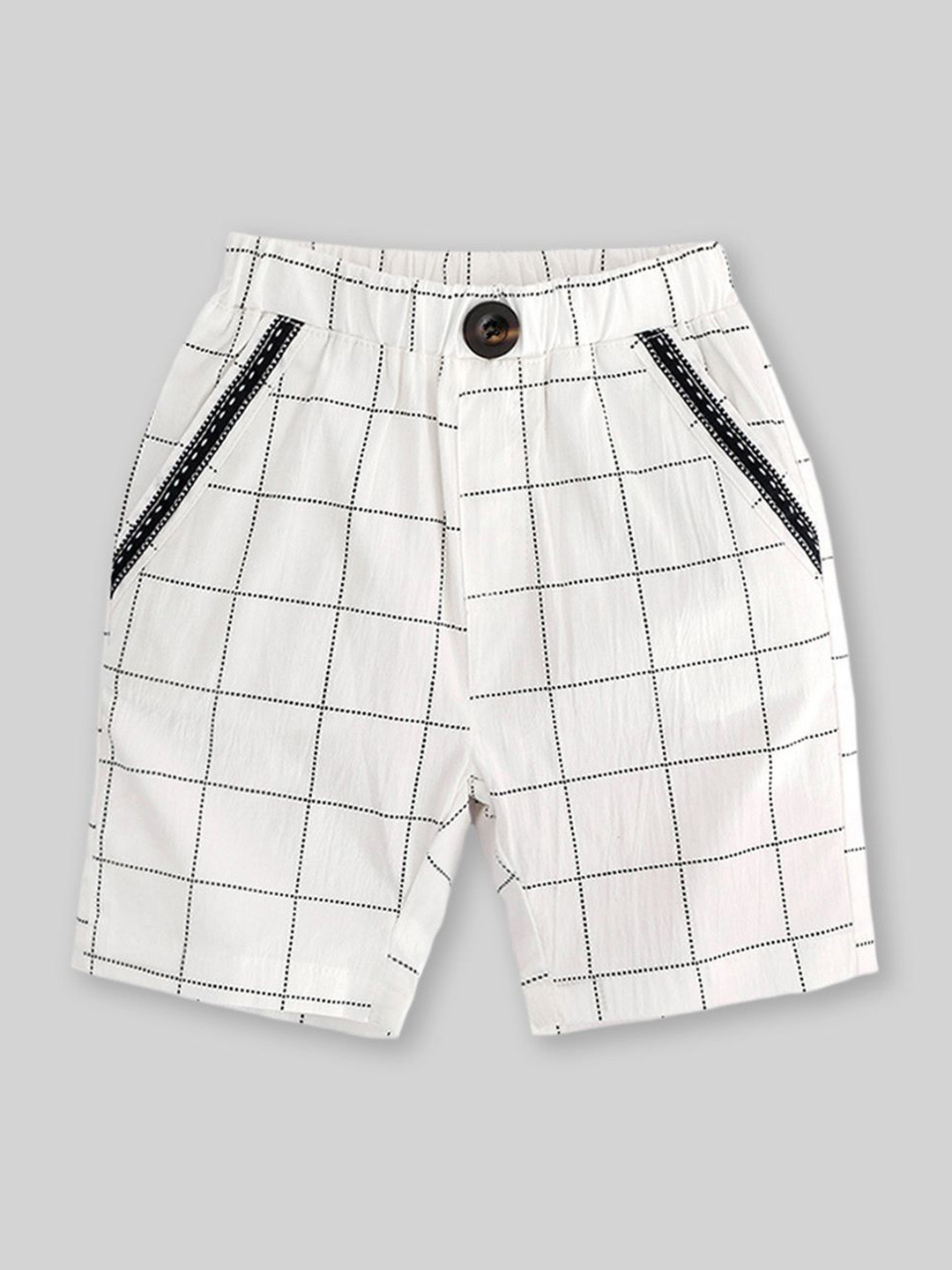 INCLUD Boys Checked Technology Shorts, White
INCLUD Boys Checked Technology Shorts, White
