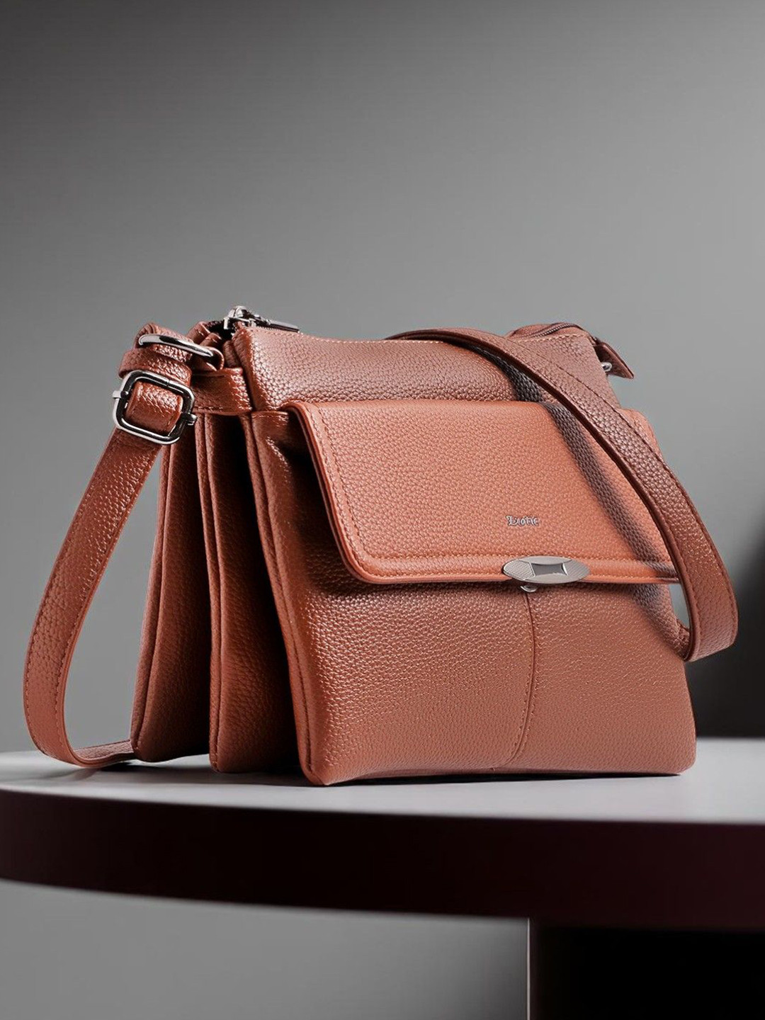 Exotic Women Solid Structured Sling Bag Textured Handbag, Brown
Exotic Women Solid Structured Sling Bag Textured Handbag, Brown