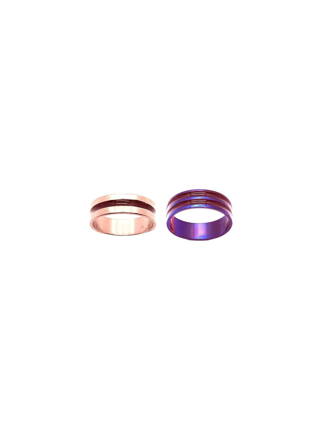 Dynamic Retail Global Set of 2 Rings for Men & Women, Gold-Purple Alloy Ring (), Multi
Dynamic Retail Global Set of 2 Rings for Men & Women, Gold-Purple Alloy Ring (), Multi