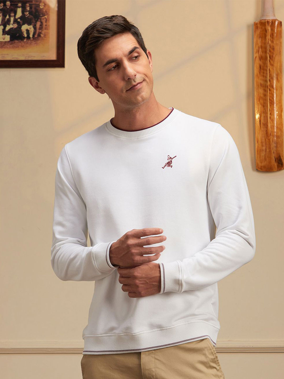 Peter England Casuals Graphic Printed Crew Neck Pullover Sweatshirt, White
Peter England Casuals Graphic Printed Crew Neck Pullover Sweatshirt, White