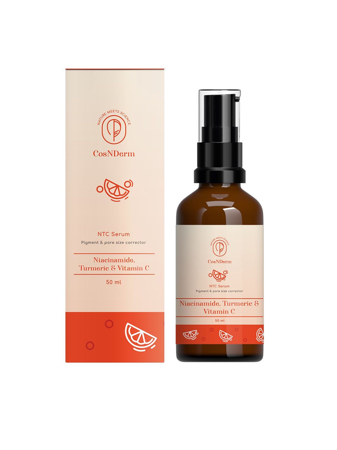 Cosnderm NTC Niacinamide, Turmeric & Vitamin C Face Serum For Pore Care - 50 ml, Cream
Cosnderm NTC Niacinamide, Turmeric & Vitamin C Face Serum For Pore Care - 50 ml, Cream