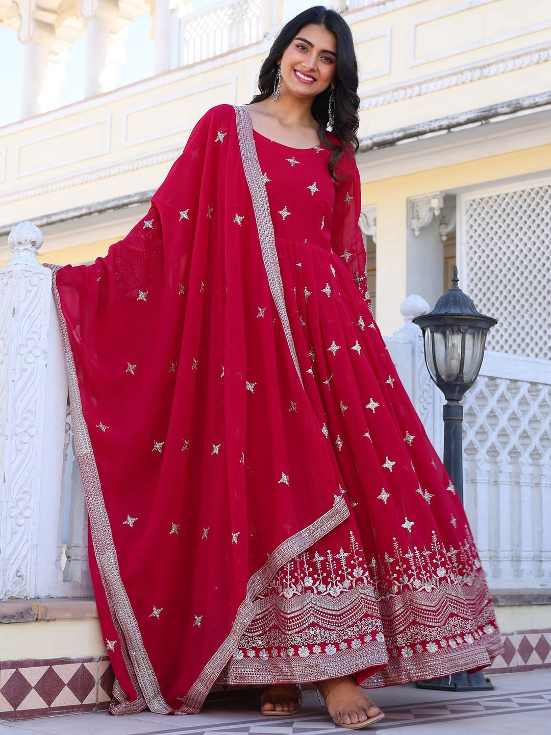 Wedani Women Ethnic Motifs Embroidered Regular Thread Work Kurta with Pyjamas & With Dupatta, Pink
Wedani Women Ethnic Motifs Embroidered Regular Thread Work Kurta with Pyjamas & With Dupatta, Pink
