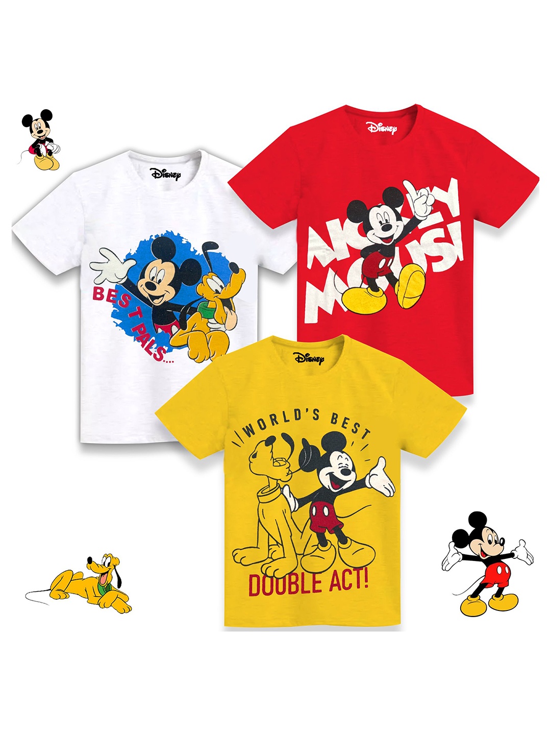 Disney By Miss and Chief Boys 3 Mickey Mouse Printed Extended Sleeves T-shirt, Multi
Disney By Miss and Chief Boys 3 Mickey Mouse Printed Extended Sleeves T-shirt, Multi