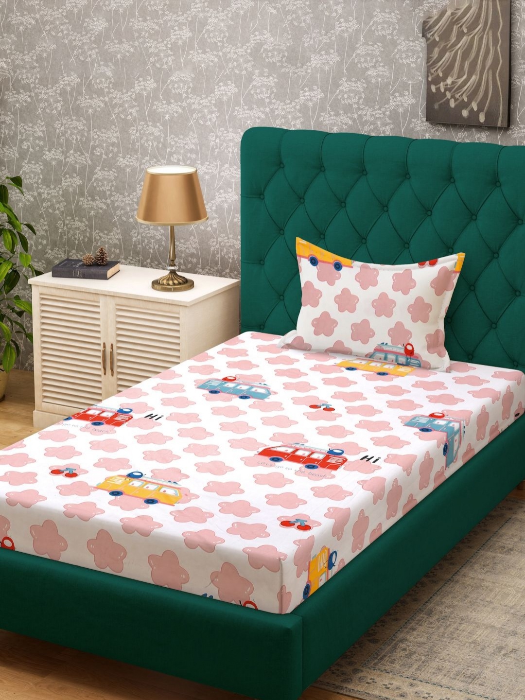 Myntra Elegant Homes White Cartoon Characters 300 TC Single Bedsheet Set 2.25 m X 1.5 m
Myntra Elegant Homes White Cartoon Characters 300 TC Single Bedsheet Set 2.25 m X 1.5 m