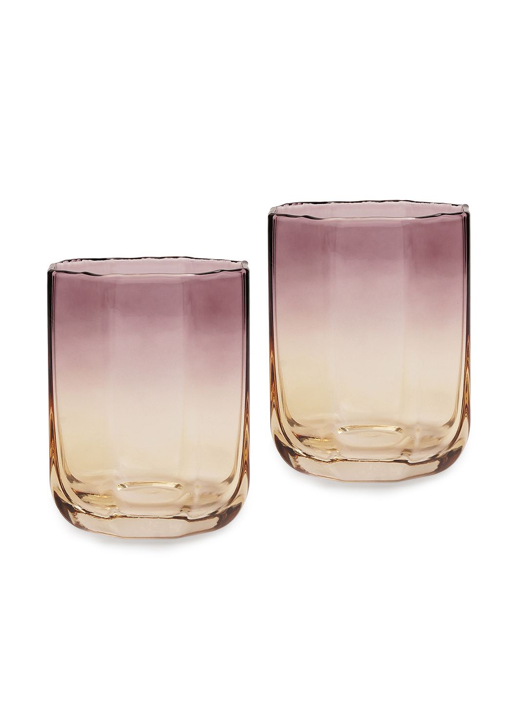 Pure Home and Living Unisex Purple & Yellow 2 Pieces Ombre Linear Textured Water Glasses
Pure Home and Living Unisex Purple & Yellow 2 Pieces Ombre Linear Textured Water Glasses