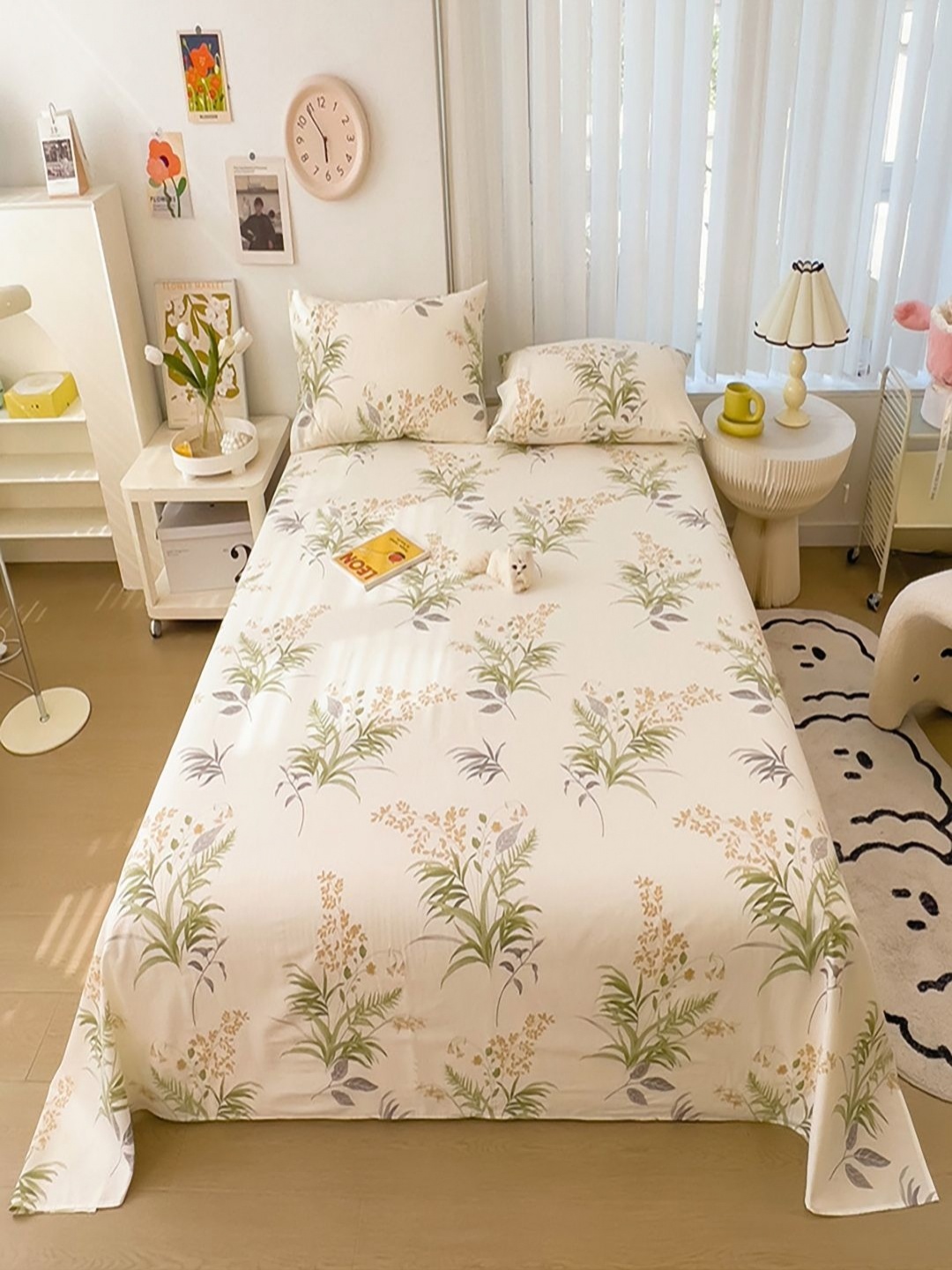 JC HOME Cream & Brown Floral Printed 220 TC Pure Cotton King Bedsheet Set 2.3 m x 2 m
JC HOME Cream & Brown Floral Printed 220 TC Pure Cotton King Bedsheet Set 2.3 m x 2 m