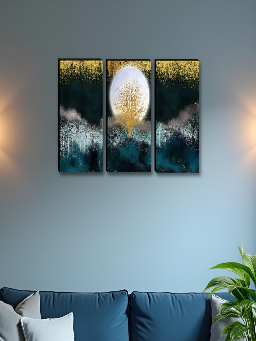 Myntra Elegant Homes Navy Blue & White 3 Pieces Tree & Moon Printed Wooden Wall Paintings
Myntra Elegant Homes Navy Blue & White 3 Pieces Tree & Moon Printed Wooden Wall Paintings
