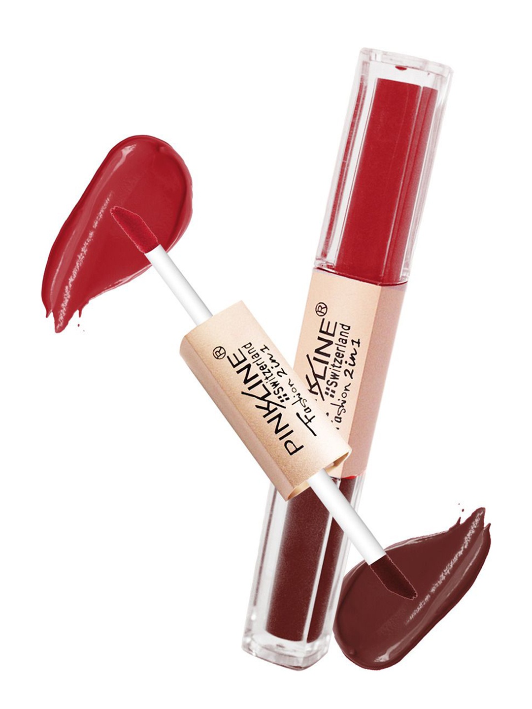 PINK LINE Switzerland 2 In 1 Non Transfer Long Lasting Matte Liquid Lipstick - 6 ml- 19, Red
PINK LINE Switzerland 2 In 1 Non Transfer Long Lasting Matte Liquid Lipstick - 6 ml- 19, Red