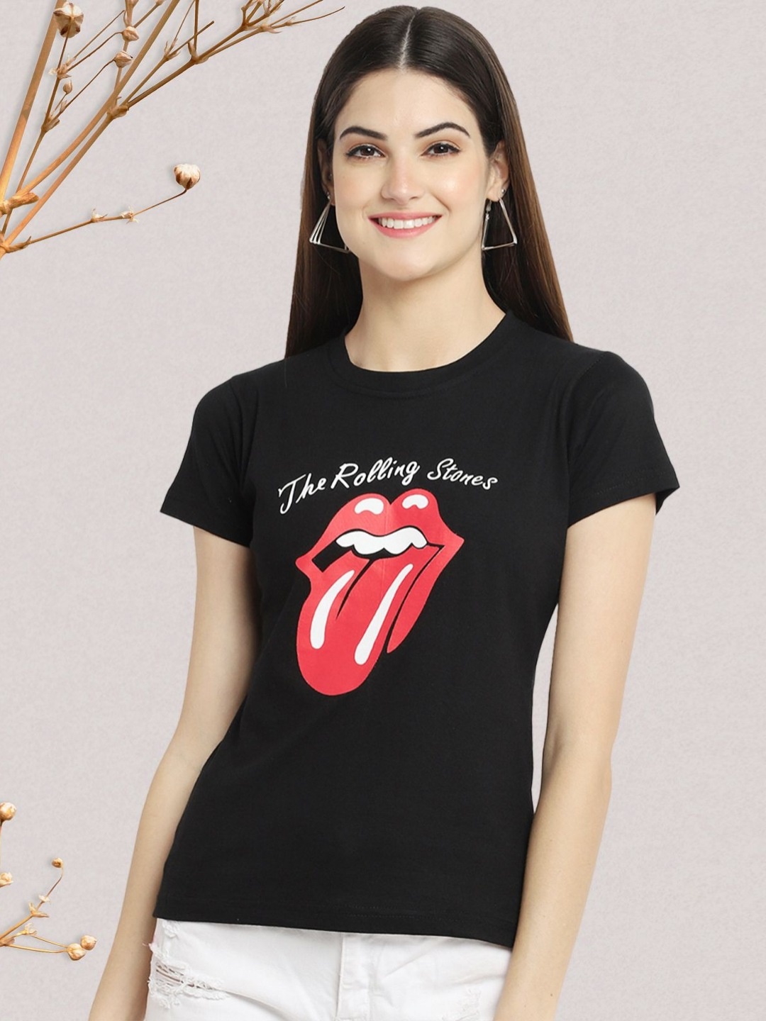 Dreambe Women Typography Printed Round Neck Short Sleeve Pure Cotton Casual T-Shirt, Black
Dreambe Women Typography Printed Round Neck Short Sleeve Pure Cotton Casual T-Shirt, Black