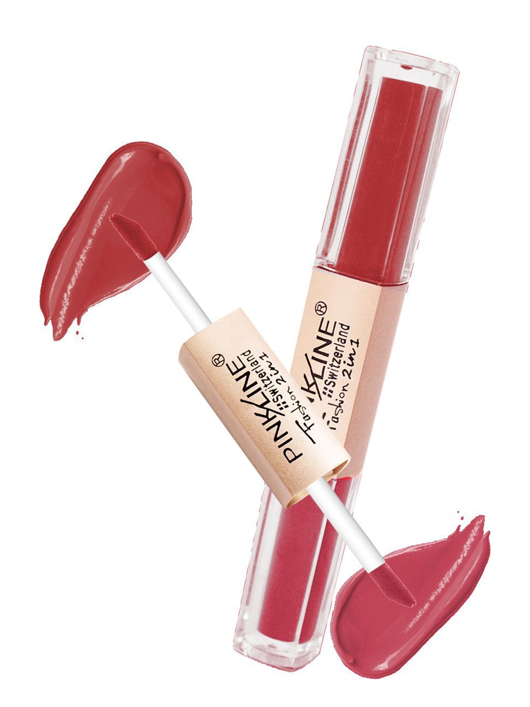 PINK LINE Switzerland 2 In 1 Waterproof Long Lasting Matte Lipstick- 6 ml- Shade-24, Red
PINK LINE Switzerland 2 In 1 Waterproof Long Lasting Matte Lipstick- 6 ml- Shade-24, Red