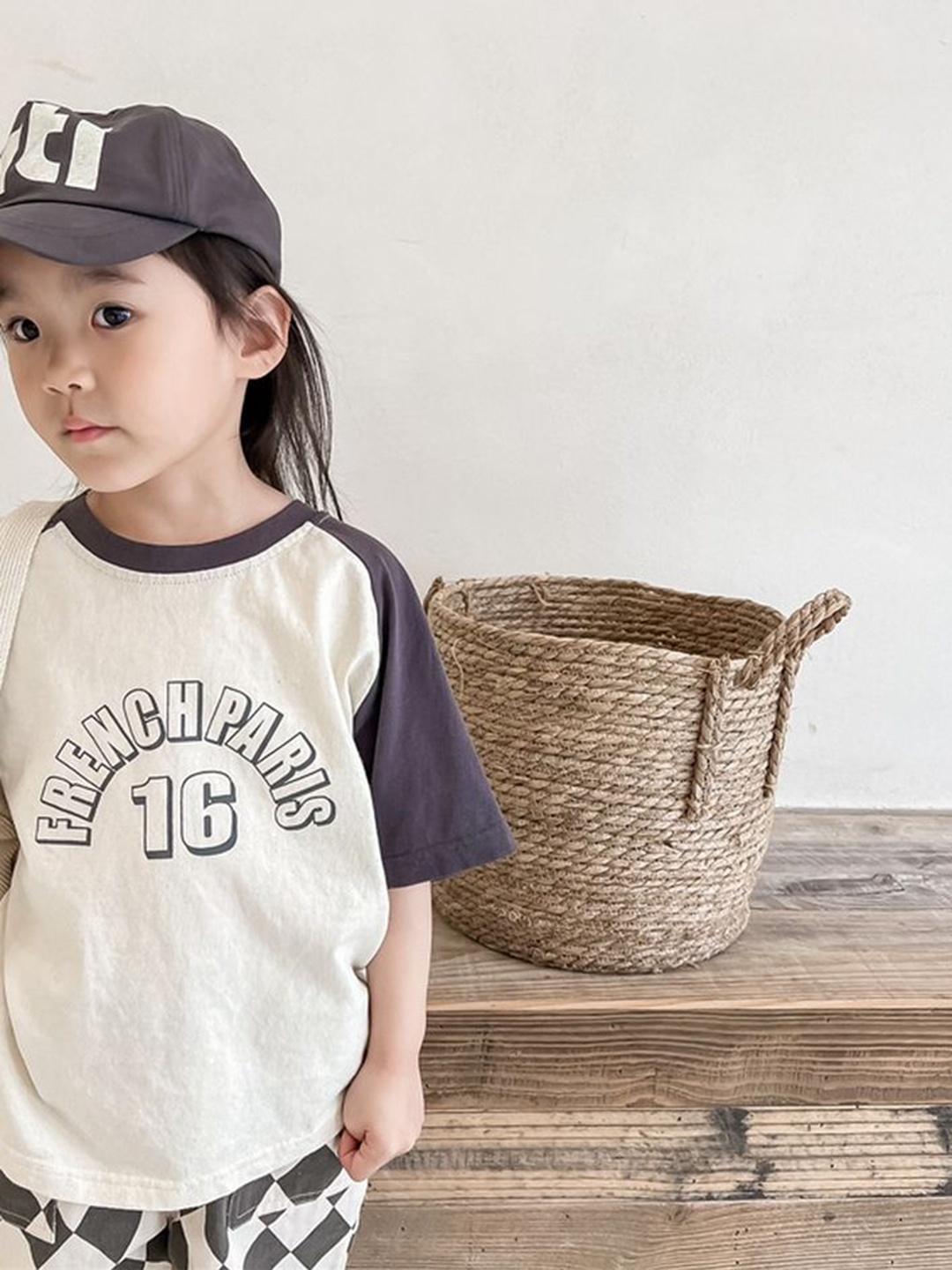 LULU & SKY Girls Typography Printed Raglan Sleeves Relaxed Fit Cotton T-shirt, Cream
LULU & SKY Girls Typography Printed Raglan Sleeves Relaxed Fit Cotton T-shirt, Cream