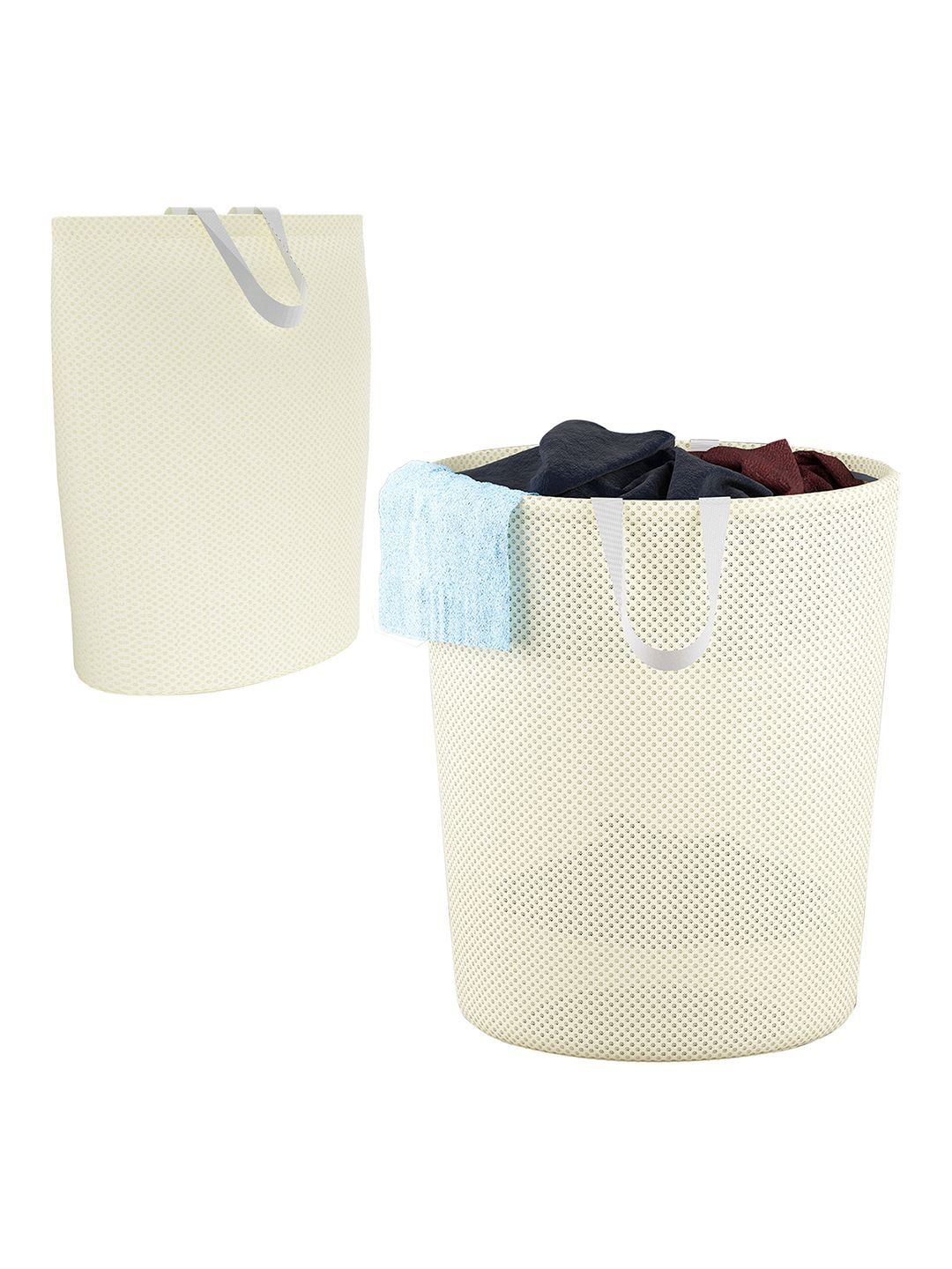 Kuber Industries Beige 2 Pieces Reusable Foldable Lightweight Laundry Bags With Handle
Kuber Industries Beige 2 Pieces Reusable Foldable Lightweight Laundry Bags With Handle