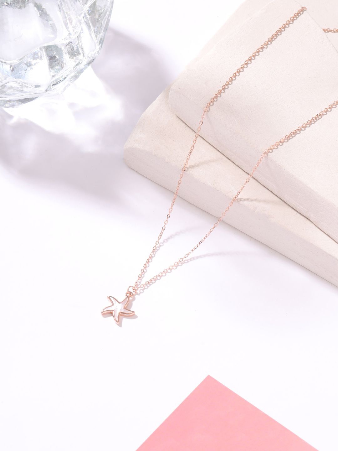 Kicky And Perky Sterling Silver Rose Gold-Plated Stones Studded Pendants with Chains
Kicky And Perky Sterling Silver Rose Gold-Plated Stones Studded Pendants with Chains