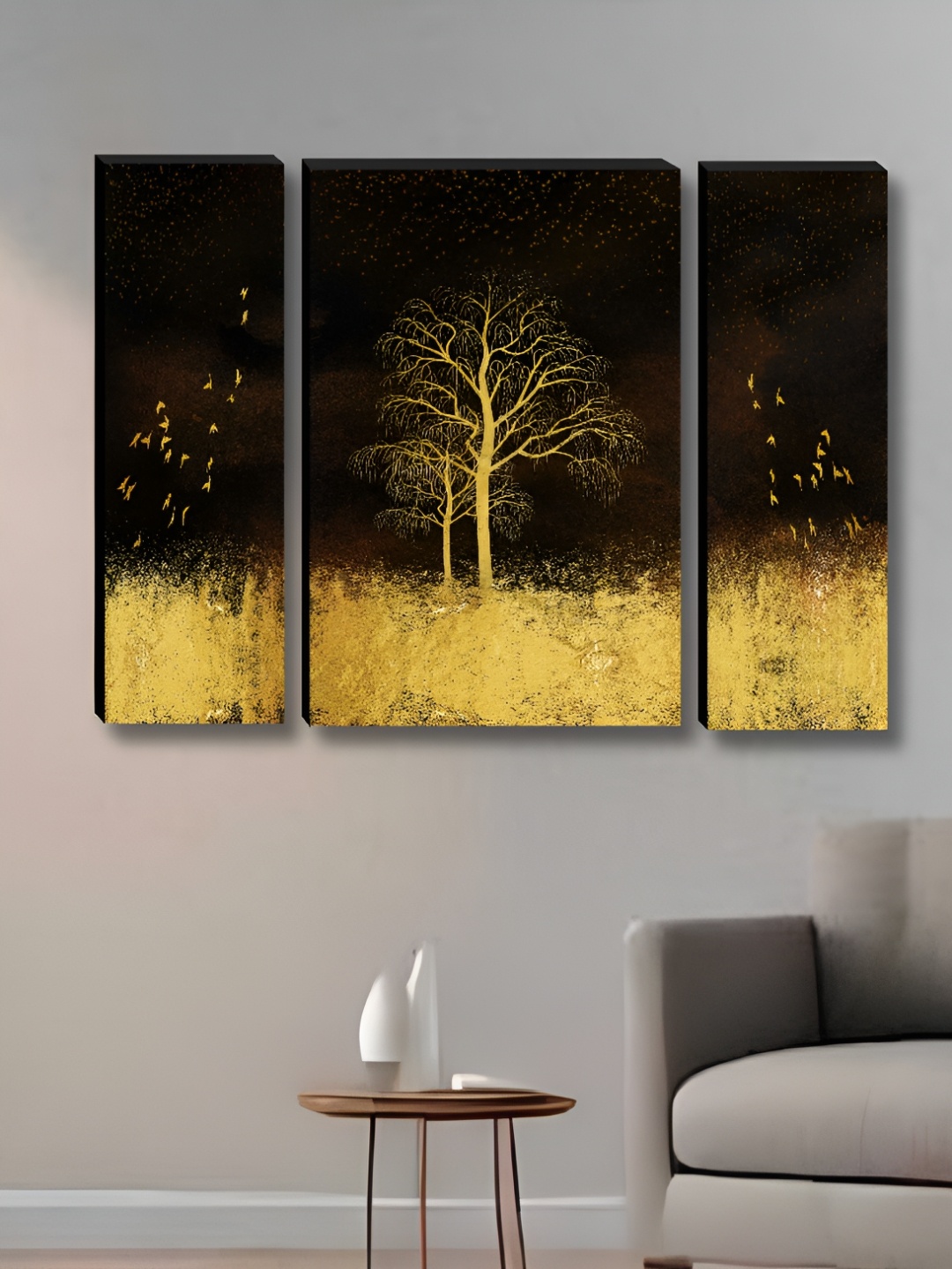 Myntra Elegant Homes Brown & Gold-Toned 3 Pieces Tree Floral & Botanical Wall Art
Myntra Elegant Homes Brown & Gold-Toned 3 Pieces Tree Floral & Botanical Wall Art