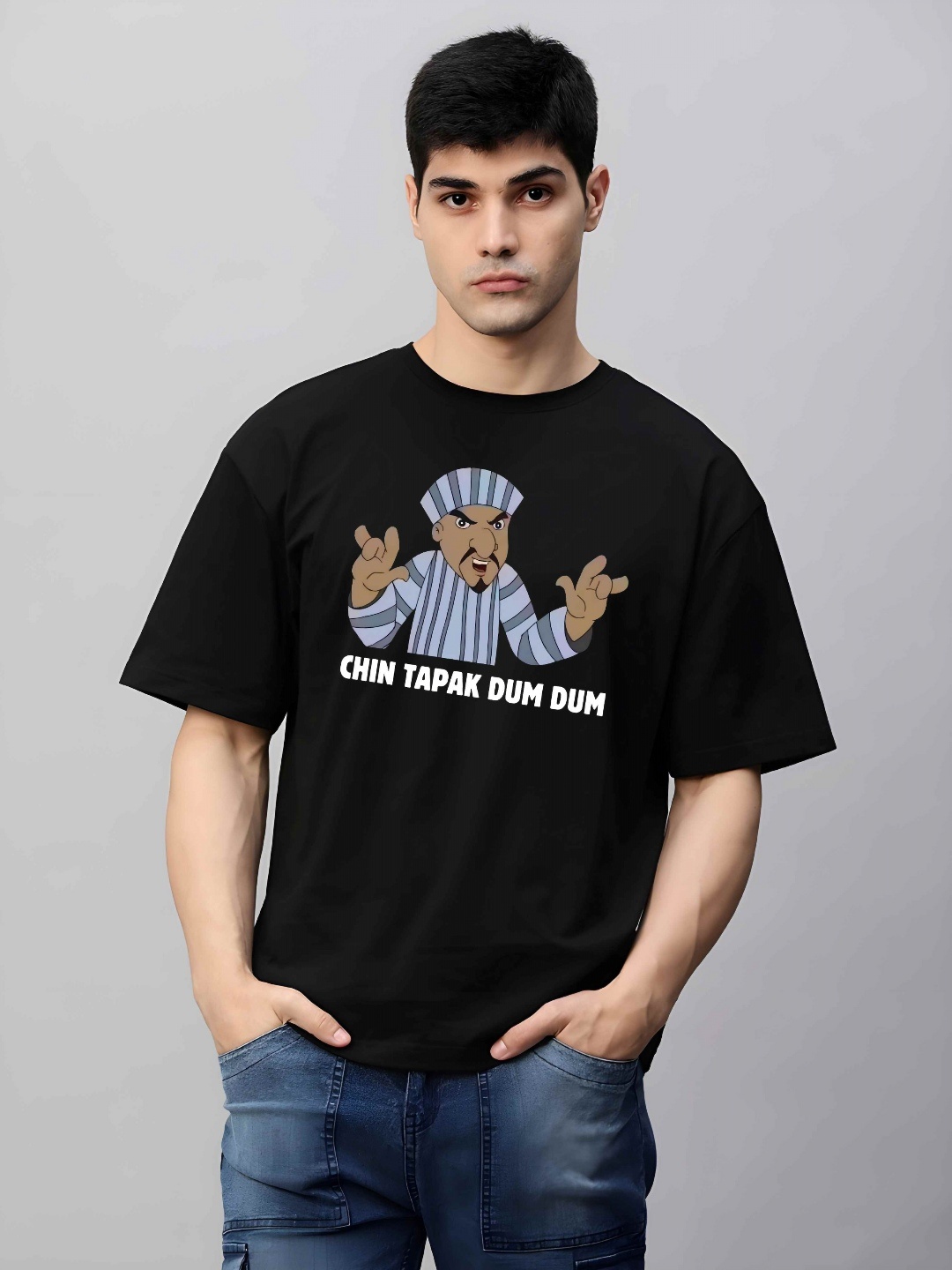 THE BEETEL HOUSE Men Chhota Bheem Graphic Printed Round Neck Cotton Relaxed Fit T-shirt, Black
THE BEETEL HOUSE Men Chhota Bheem Graphic Printed Round Neck Cotton Relaxed Fit T-shirt, Black