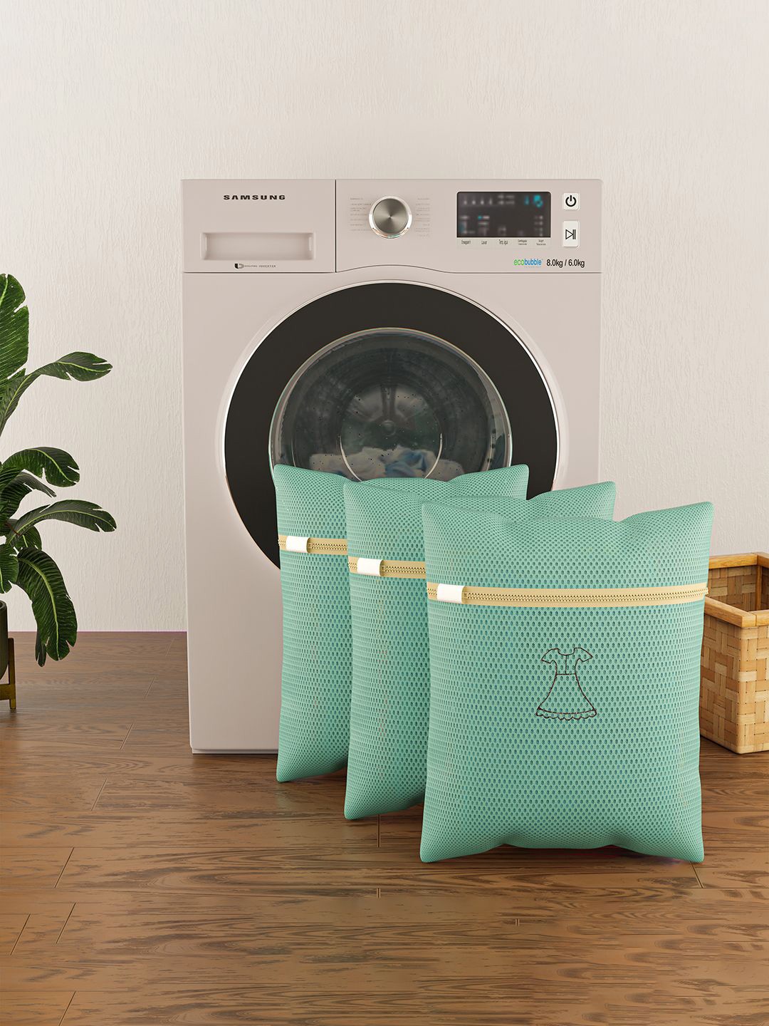Kuber Industries Green 3 Pieces Reusable Rectangular Durable Laundry Bags With Zipper
Kuber Industries Green 3 Pieces Reusable Rectangular Durable Laundry Bags With Zipper