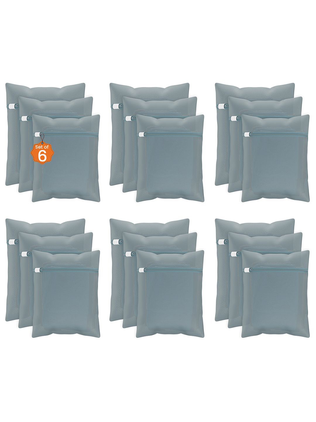 Kuber Industries Grey 18 Pieces Reusable Rectangular Durable Laundry Bags With Zipper
Kuber Industries Grey 18 Pieces Reusable Rectangular Durable Laundry Bags With Zipper