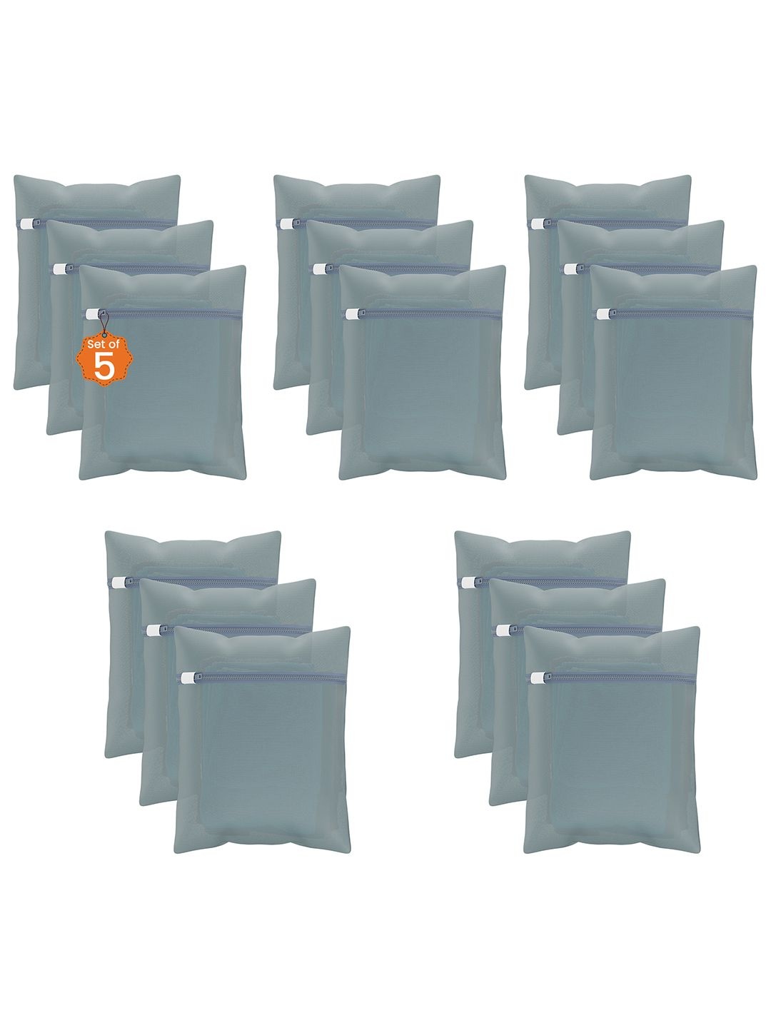 Kuber Industries Grey 15 Pieces Reusable Rectangular Durable Laundry Bags With Zipper
Kuber Industries Grey 15 Pieces Reusable Rectangular Durable Laundry Bags With Zipper
