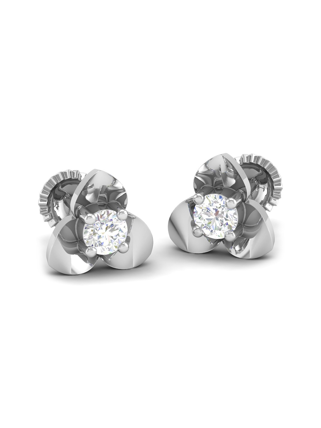 AKSHAT SAPPHIRE 92.5 Pure Sterling Silver Rhodium Plated Cubic Zirconia Studded Earrings, White
AKSHAT SAPPHIRE 92.5 Pure Sterling Silver Rhodium Plated Cubic Zirconia Studded Earrings, White